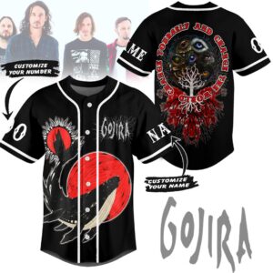 Gojira Unisex Baseball Jersey - HD10258982