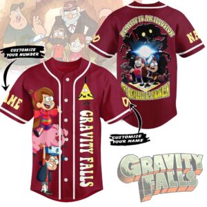 Gravity Falls Unisex Baseball Jersey - HD10258988