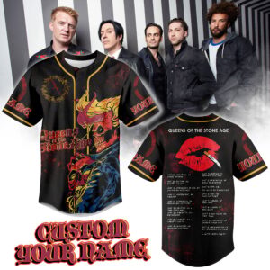 Queens of the Stone Age Unisex Baseball Jersey - HD10259106