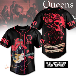 Queens of the Stone Age Unisex Baseball Jersey - HD10259114