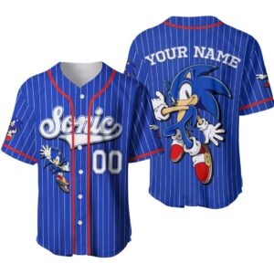 Sonic The Hedgehog Unisex Baseball Jersey - HD10259132