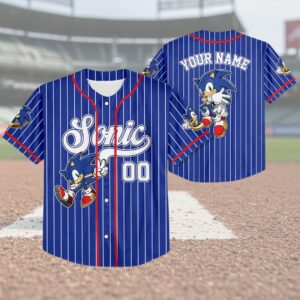 Sonic The Hedgehog Unisex Baseball Jersey - HD10259135