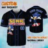 Sonic The Hedgehog Unisex Baseball Jersey - HD10259136