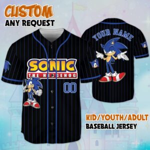 Sonic The Hedgehog Unisex Baseball Jersey - HD10259136