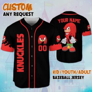 Sonic The Hedgehog Unisex Baseball Jersey - HD10259137