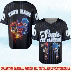 Sonic The Hedgehog Unisex Baseball Jersey - HD10259138