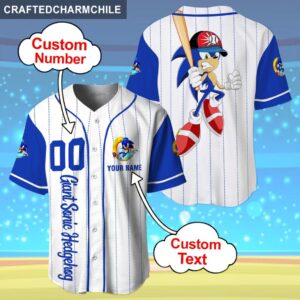 Sonic The Hedgehog Unisex Baseball Jersey - HD10259139
