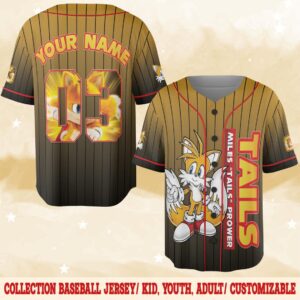 Sonic The Hedgehog Unisex Baseball Jersey - HD10259144