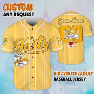 Sonic The Hedgehog Unisex Baseball Jersey - HD10259147