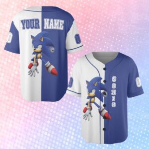 Sonic The Hedgehog Unisex Baseball Jersey - HD10259148