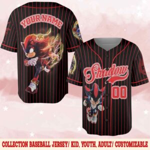 Sonic The Hedgehog Unisex Baseball Jersey - HD10259154