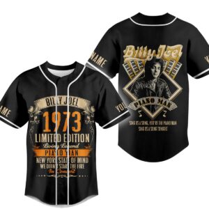 Billy Joel Unisex Baseball Jersey - HD10259189