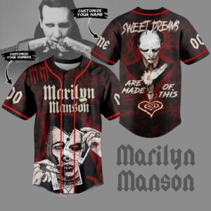 Marilyn Manson Unisex Baseball Jersey - HD10259203