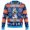 Frozen Unisex Ugly Christmas Sweater - HD10259262