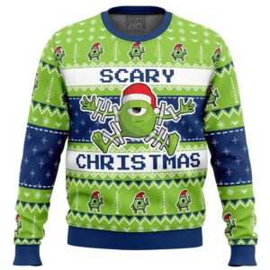 Monsters Inc Unisex Ugly Christmas Sweater - HD10259265