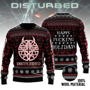 Disturbed Unisex Ugly Christmas Sweater - HD10259326
