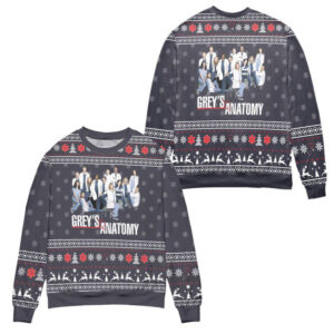 Grey's Anatomy Unisex Ugly Christmas Sweater - HD10259361