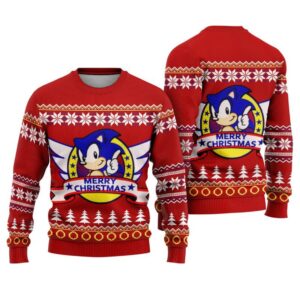Sonic The Hedgehog Unisex Ugly Christmas Sweater - HD10259433