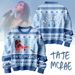 Tate McRae Unisex Ugly Christmas Sweater - HD10259441