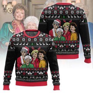 The Golden Girls Unisex Ugly Christmas Sweater - HD10259446