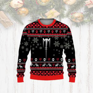 Marilyn Manson Unisex Ugly Christmas Sweater - HD10259485