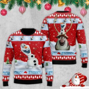 Frozen Unisex Ugly Christmas Sweater - HD10259492