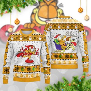 Garfield Unisex Ugly Christmas Sweater - HD10259494