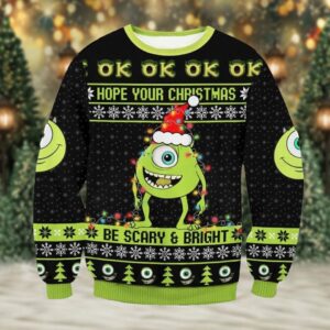 Monsters Inc Unisex Ugly Christmas Sweater - HD10259501