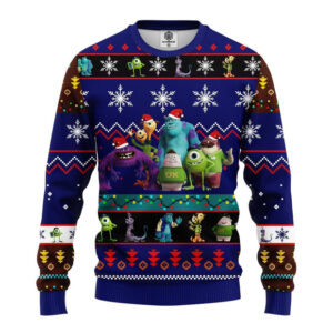 Monsters Inc Unisex Ugly Christmas Sweater - HD10259504