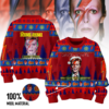 David Bowie Unisex Ugly Christmas Sweater - HD10259510
