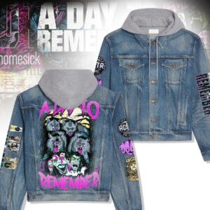 A Day to Remember 2D Hooded Denim Jacket - HD10259565