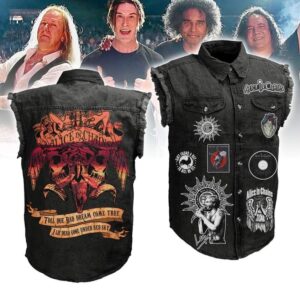 Alice In Chains Sleeveless Denim Shirt - HD10259572