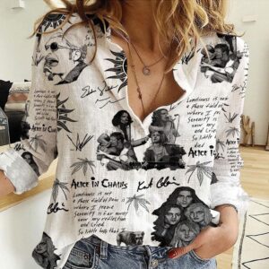 Alice In Chains 3D Women's Casual Shirt - HD10259573