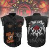 Alice In Chains Sleeveless Denim Shirt - HD10259577