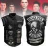Black Veil Brides Sleeveless Denim Shirt - HD10259620