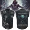 Disturbed Sleeveless Denim Shirt - HD10259697