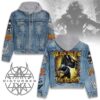 Disturbed 2D Hooded Denim Jacket - HD10259699