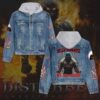 Disturbed 2D Hooded Denim Jacket - HD10259700