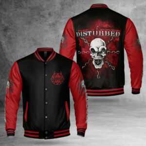 Disturbed 3D Baseball Button Jacket - HD10259710