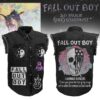 Fall Out Boy Sleeveless Denim Shirt - HD10259721