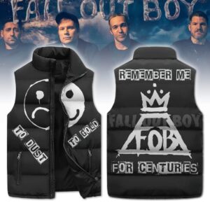Fall Out Boy 3D Sleeveless Puffer Jacket - HD10259728