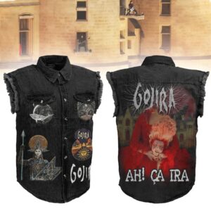 Gojira Sleeveless Denim Shirt - HD10259757