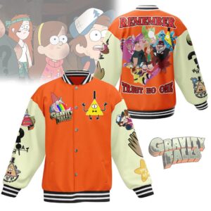 Gravity Falls 3D Baseball Button Jacket - HD10259762