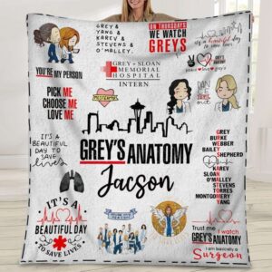 Grey's Anatomy Blanket - HD10259787