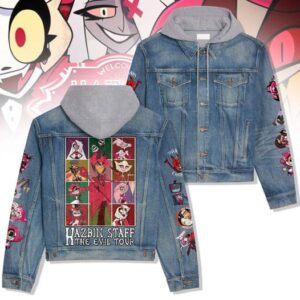 Hazbin Hotel 2D Hooded Denim Jacket - HD10259789