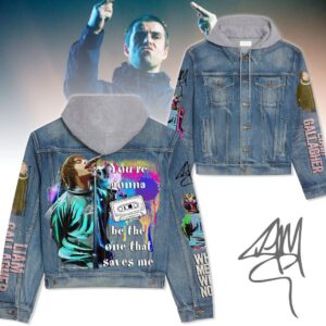 Liam Gallagher 2D Hooded Denim Jacket - HD10259846