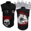 Motionless in White Sleeveless Denim Shirt - HD10259867