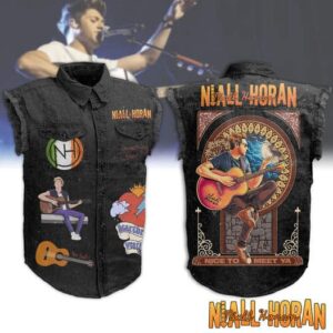 Niall Horan Sleeveless Denim Shirt - HD10259904