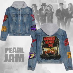 Pearl Jam 2D Hooded Denim Jacket - HD10259940