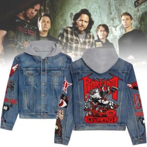 Pearl Jam 2D Hooded Denim Jacket - HD10259945